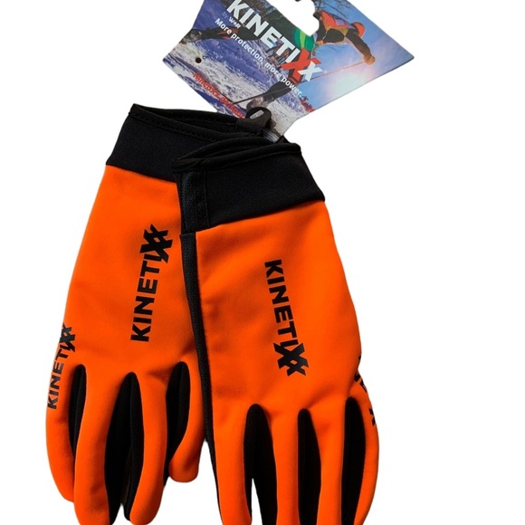 🧡 Kinetixx Size 6 Keke Orange Fluo Sports Gloves Germany Brand new🧡 - Picture 2 of 6